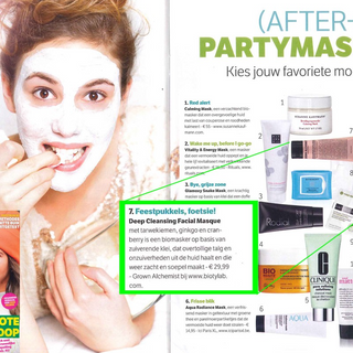 Deep cleansing clay mask - oily skin