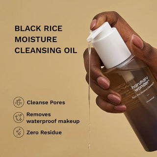 Haruharu Wonder - Black rice moisture Cleansing Oil
