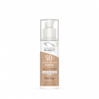 Crème solaire teintée visage SPF 30