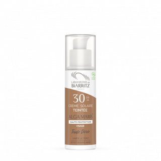 Crème solaire teintée visage SPF 30