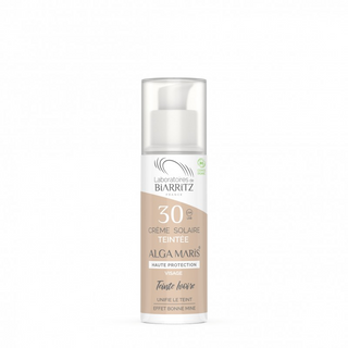 Crème solaire teintée visage SPF 30