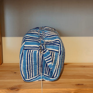 Toiletzak Blauw-wit gestreept