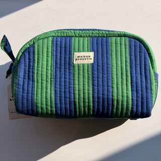 Toiletzak large - Bicolor blauw/groen