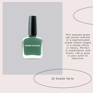 Nagellak 32 suède verte