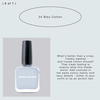 Nagellak 34 bleu cotton