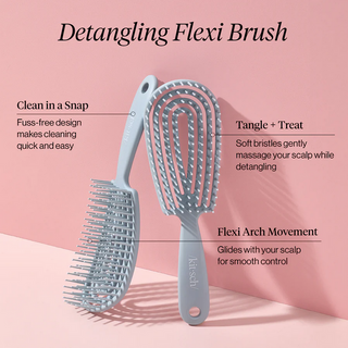 Detangling Flexi Brush - blue