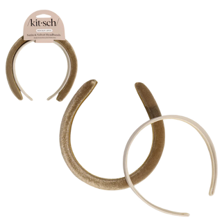 Satin & Velvet Headbands (2stuks)
