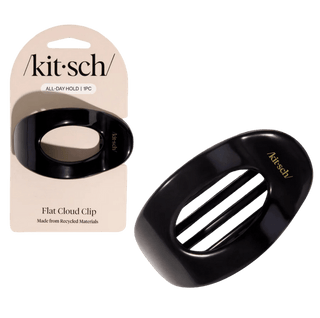 Black Flat Cloud Clip