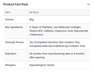 Cosrx - The Peptide Collagen Hydrogel Eye Patches