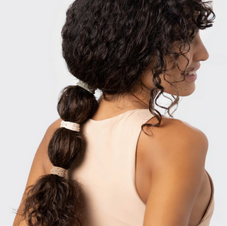 élastiques à cheveux recyclés à pois - 12 pièces