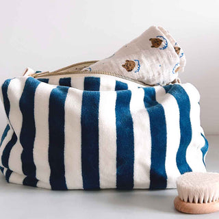 Trousse de toilette - Bleu/blanc 