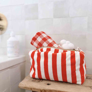 Trousse de toilette - Bleu/blanc 