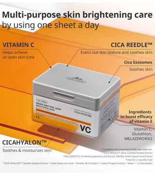VT Cosmetics - Reedle Shot Brightening Face Sheet Masks