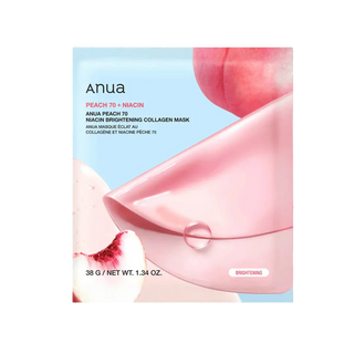 Anua - Pink niacin brightening collagen mask